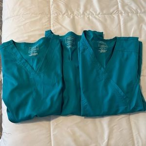 Cherokee WorkWear Revolution Scrub Tops - Set of 3